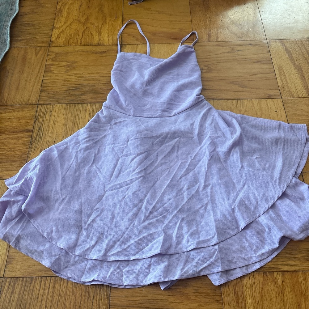 Lavender Mini Dress